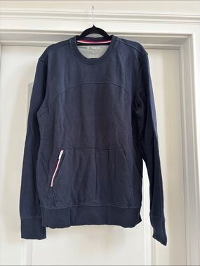 Fourlaps Men’s Dark Navy Crewneck Sweatshirt